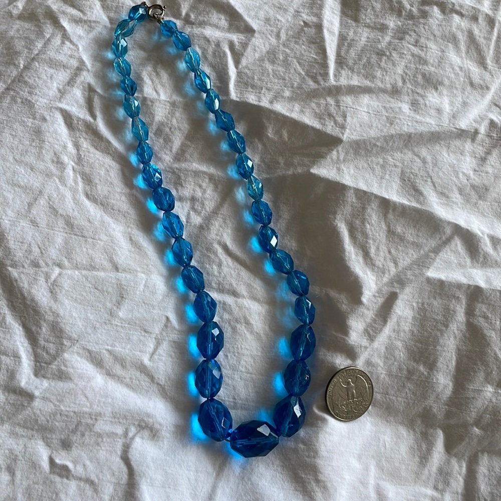 Vintage glass bead necklace